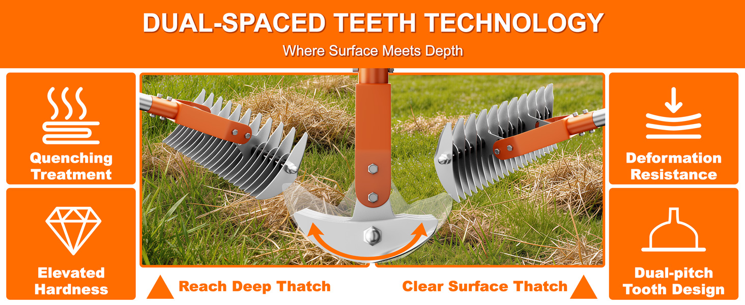 lawn thatcher rake