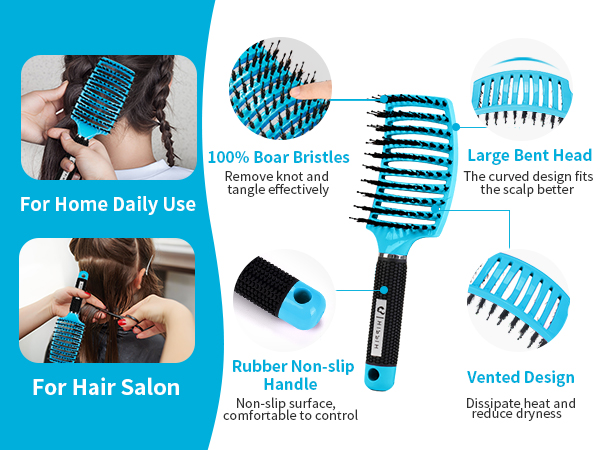 boar bristle hair brush