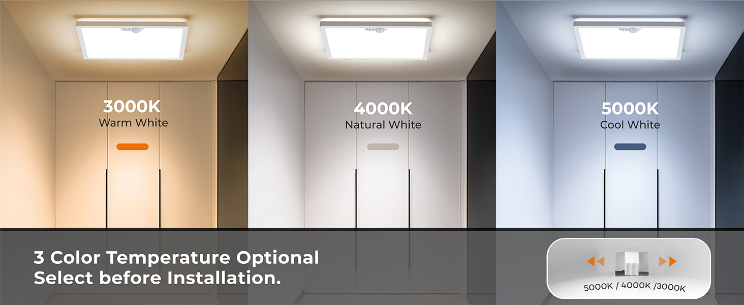 3CCT motion sensor ceiling light