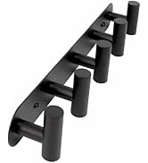 Vanloory Coat Hook Rack, Wall Mounted Coat Rack with 5 Hooks, Heavy Duty Towel Hooks Rack Wall Ho...