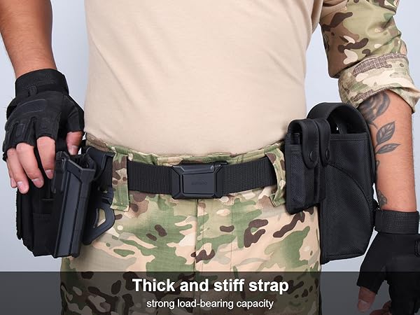 A belt capable of carrying a load