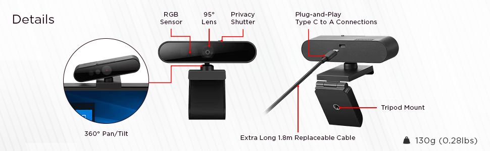B09PJJZY5N Lenovo Performance FHD Webcam