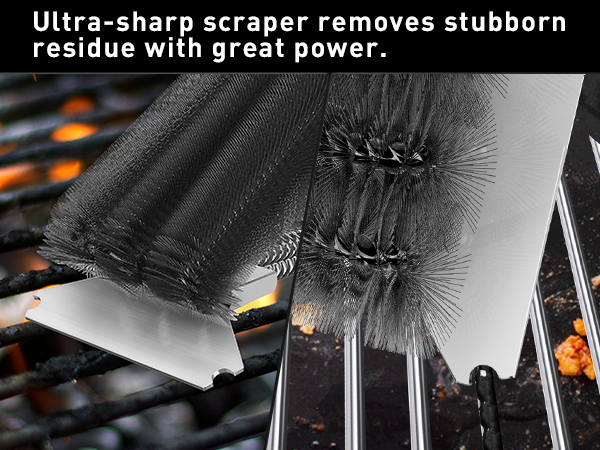 grill brush for outdoor grill