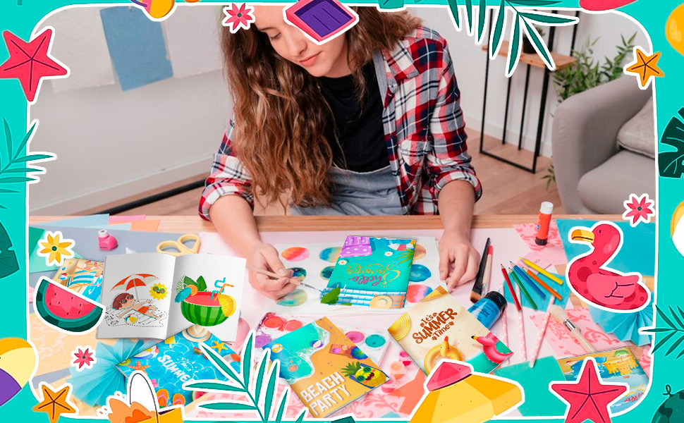 Summer Pool Coloring Books