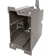 SmarToggle Single Gang Retrofit Wall Box – Old Work Electrical Box for Stud or No-Stud Mount | 1-...