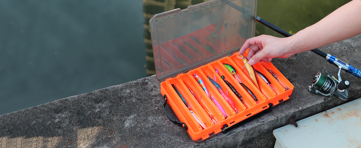 double sided tackle box