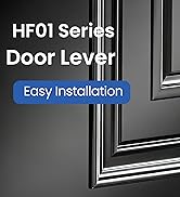 Veise Door Handles Interior, Privacy Door Levers Lock Keyless for Bedroom, Bathroom