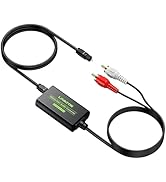 LiNKFOR 192kHz DAC Converter Digital to Analog Converter Digital Optical SPDIF Toslink to Analog ...