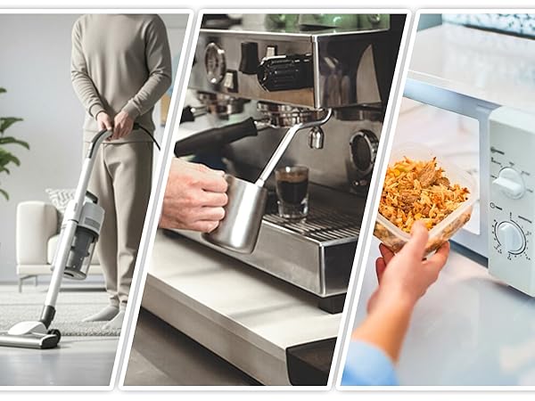 coffee microwave vacuum cleaner