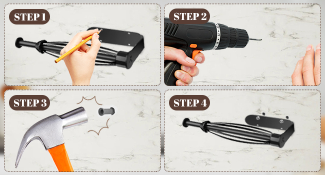 adhesive paper towel holder