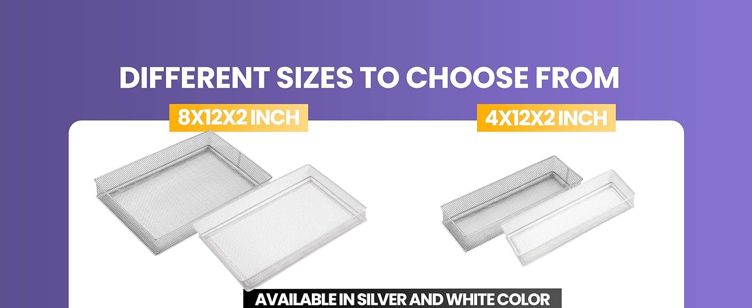 different sizes