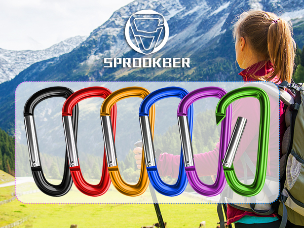 4 inch aluminum carabiner