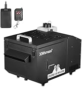 Low Lying Fog Machine, 1200 Watt Water Based Ground Fog Machine with Wireless Remote, DMX 512, Ma...