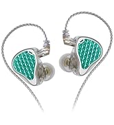 KZ ZAS Pro IEM Wired Earbuds, 7BA+1DD HiFi in Ear Monitor, Studio Headphones with Deep Bass, 2 PI...