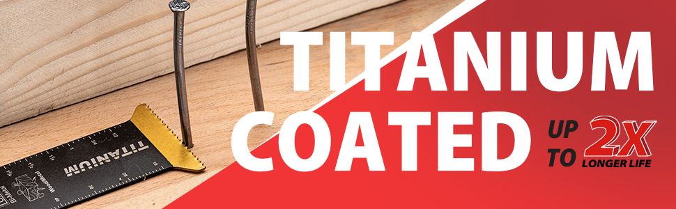 Extra-Long Multitool Blades for Metal Wood Nails Screws Cutting