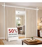 AJAZZ Room Divider Curtain Rod, No Drilling Room Separator for Space Partition Adjustable (H) 43-...
