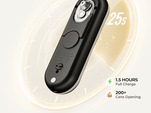 rechargeable can opener