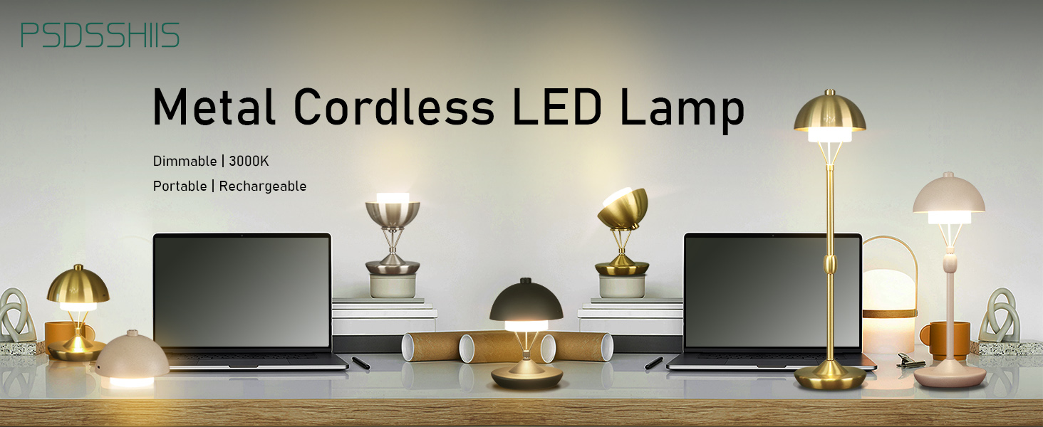 Metal Cordless LED Lamp