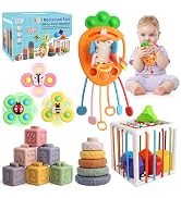 Vinlon 5 in 1 Montessori Baby Toy Set for Toddler Aged 6+ Month - Fine Motor Skill Learning Toys ...
