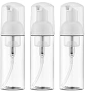 2oz Foam Pump Bottle (3PCS) Empty Travel Foaming Dispenser for Hand Soap, Lash Cleanser, Shampoo ...