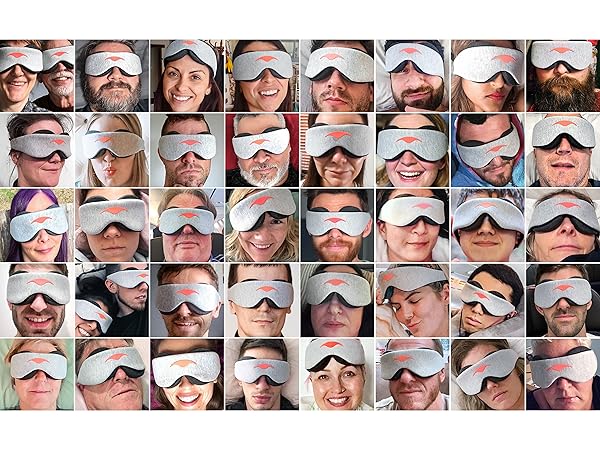 happy users of manta sleep mask for deep rest and prolonged sleep for more energy
