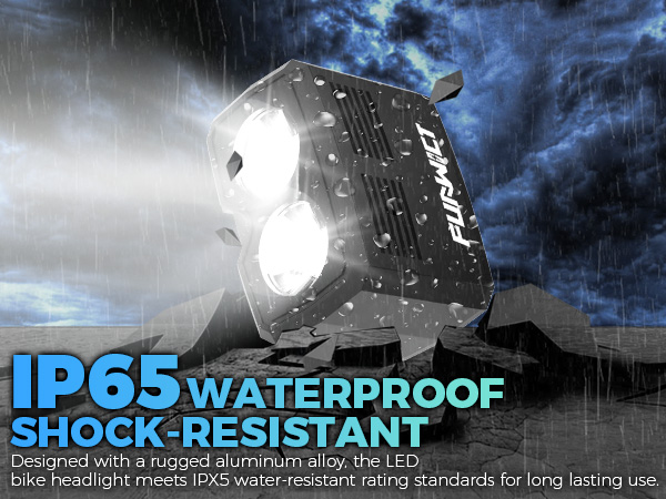 waterproof bike helmet light
