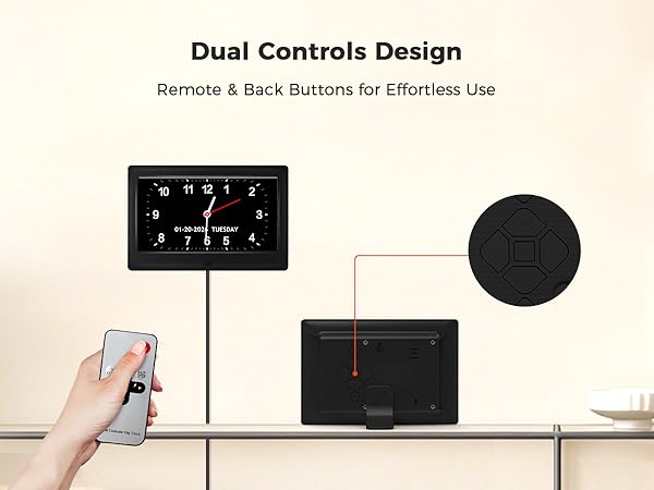 digital clock large display