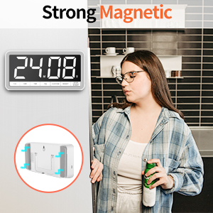 timer with strong magnetic