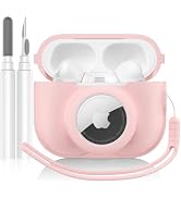 LDSXAY 2 in 1 Silicone Case Compatible with AirPods Pro 2 and AirTag, Shockproof Protective Case ...