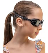 AqtivAqua Swimming Goggles for Kids, MINI-DX Wide View Swim Goggles for Kids Boys Girls, Anti Fog...