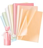 BEISHIDA 7 Colors Pastel Tissue Paper Bulk, Metallic Glitter Wrapping Tissue Paper for Gift Bags,...