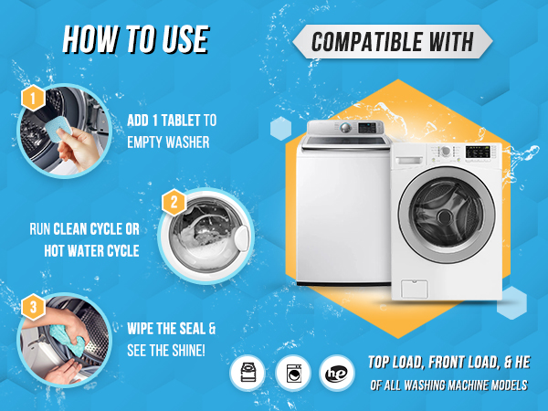 how to clean your washing machine with active + compatability guide
