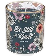 Christian Art Gifts Be Still & Know Bible Verse Scented Candle: Soy Wax, Pure Essential Oils, Cal...