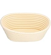 BOENLU Washable Bread Fermentation Basket Basket Oval Innovative Shape Baking for Kitchen Home Ba...