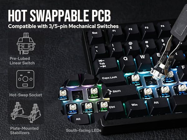 P87 Wireless Gaming Keyboard
