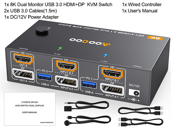 kvm 4k 144hz kvm switch 8k 4k 120hz kvm