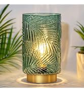 Battery Operated Table Lamp, Cordless Lamps for Home Décor, Nightlight with LED Bulb with Timer f...