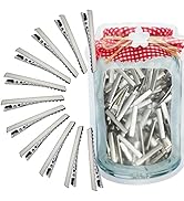 150Pcs Alligator Hair Clips for Hair Bows,(4.5cm/1.77") Bow Clips Bulk, Gator Metal Clip, Hairdre...
