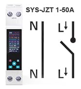 TONGOU Zigbee DIN Rail Smart Meter| 1-50A 90-240VAC 1P+N|Smart Switch with Real-time Power Monito...