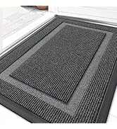 OLANLY Front Door Mat Indoor Outdoor Entrance, Waterproof All-Season, All-Weather Doormat, Sturdy...