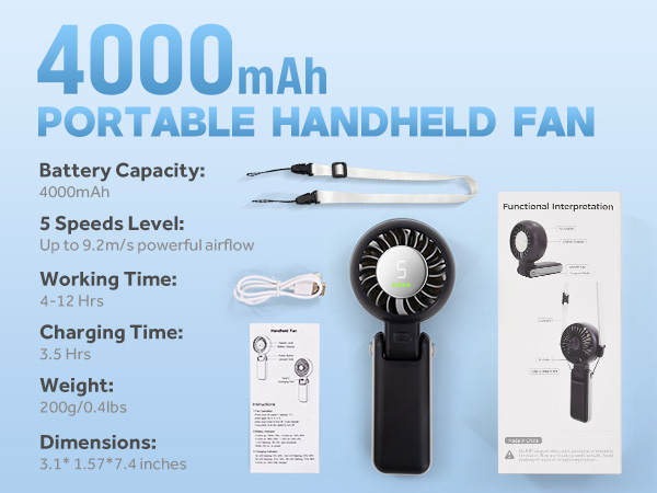 mini fan handheld