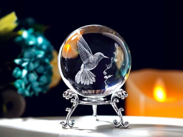 HDCRYSTALGIFTS 3D Crystal Ball