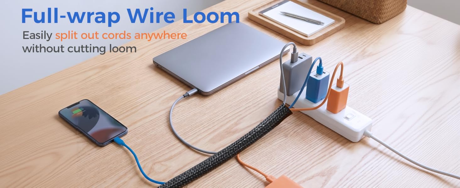cable management sleeve wire loom