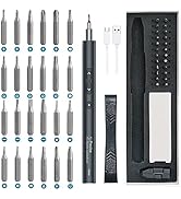 AMIR Mini Power Automatic Screwdriver, 28 IN 1 Electric Cordless Precision Screwdriver Set with 2...