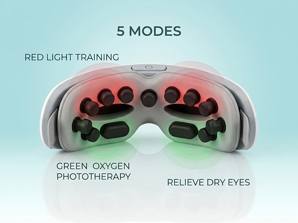 eye massager with heat