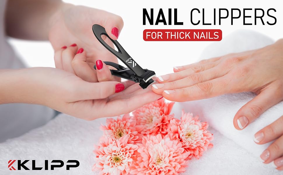 Nail clippers for thick nails