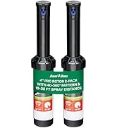 Rain Bird 3500 Series Pro Rotor, 2-Pack - 12 Rain Curtain Nozzle Set - Professional Gear-Drive Ro...