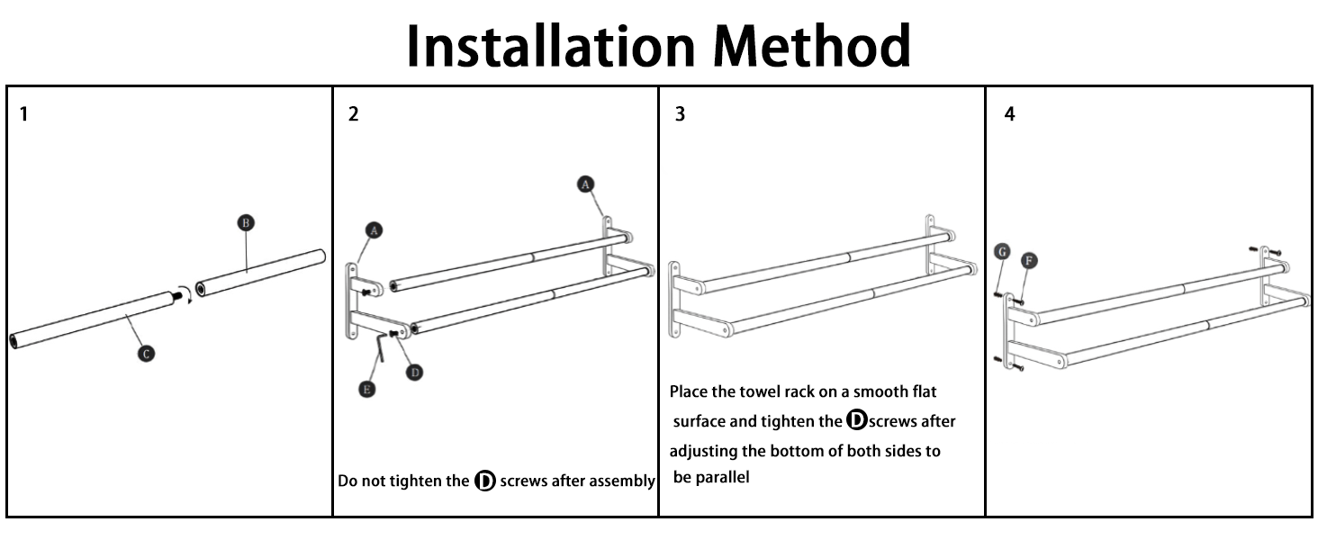 Towel Rack for Bathroom