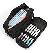 SUNEE Pencil Case, Large Capacity Pencil Pouch, Aesthetic Big Pen Bag 900D Oxford Pen Box for Off...