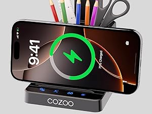 LED Desk Lamp with Wireless Charger